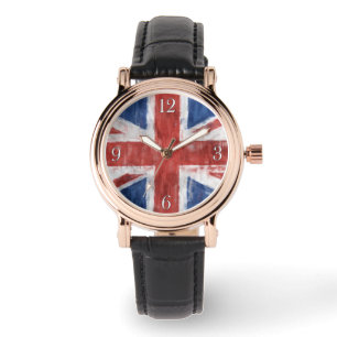 Förenade Flagga Patriotic Wristwatch Armbandsur