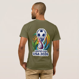Förenade genom spelet: 2026 Fotbolls Firande Desig T Shirt