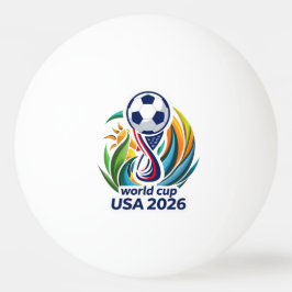 Förenade genom spelet: 2026 Fotbollsfirande Design Pingisboll