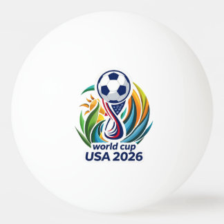 Förenade genom spelet: 2026 Fotbollsfirande Design Pingisboll