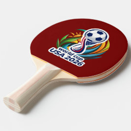 Förenade genom spelet: 2026 Fotbollsfirande Design Pingisracket