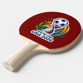 Förenade genom spelet: 2026 Fotbollsfirande Design Pingisracket