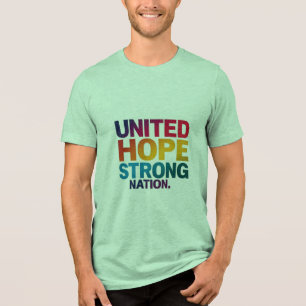 Förenade hoppet, starka nationer T-Shirt - Stå til
