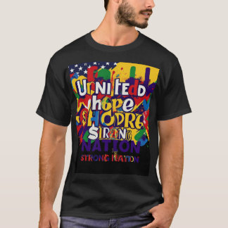 Förenade hoppets starka nation t shirt