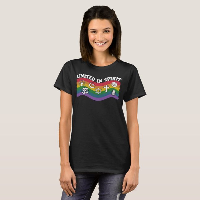 Förenade i anden  t shirt (Hel framsida)