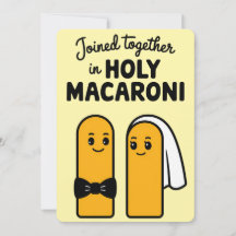 Förenade i helig makaron Funny Pasta