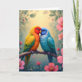 förenade i kärlek med glatta hjärtan i bröllop tack kort