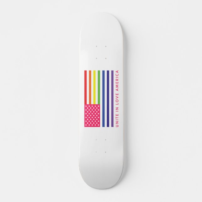 Förenade i Kärlek - Mini Skateboard Bräda 18,5 Cm (Framsida)