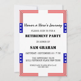 förenade inbjudningar från stater flagga militär p