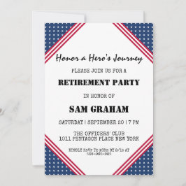 förenade inbjudningar från stater flagga militär p