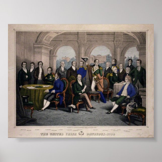 Förenade irländskt ledarskap poster (Framsidan)