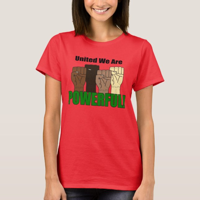 Förenade kungariket är mäktiga offer för protester t shirt (Framsida)