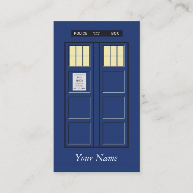 Förenade kungariket - blått poliskort 1 visitkort (Framsida)