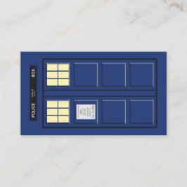 Förenade kungariket - Blue Police Public Call Box Placeringskort