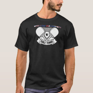 Förenade kungariket Bord Tennis Support British Pi T Shirt