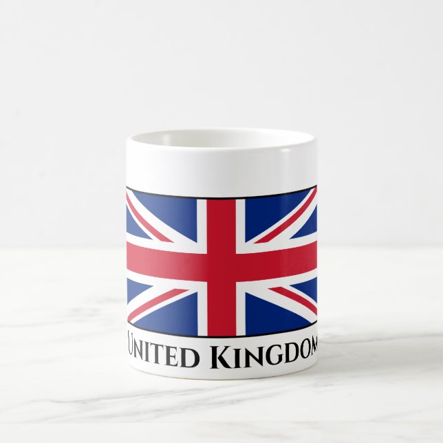 Förenade kungariket (British) Flagga Kaffemugg (Center)