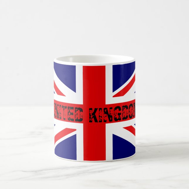 Förenade kungariket (British Flagga) Kaffemugg (Center)