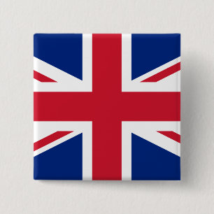 Förenade kungariket (British) Flagga Knapp