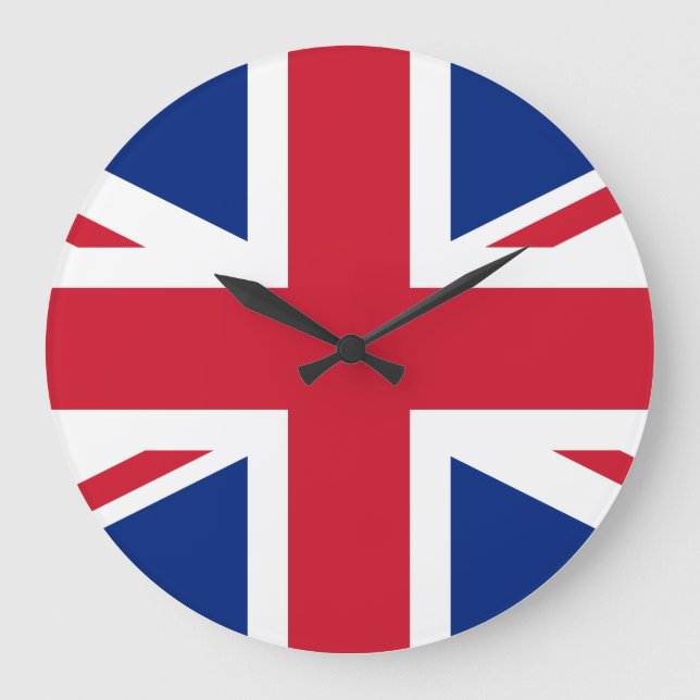 Förenade kungariket (British) Flagga Stor Klocka (Framsida)