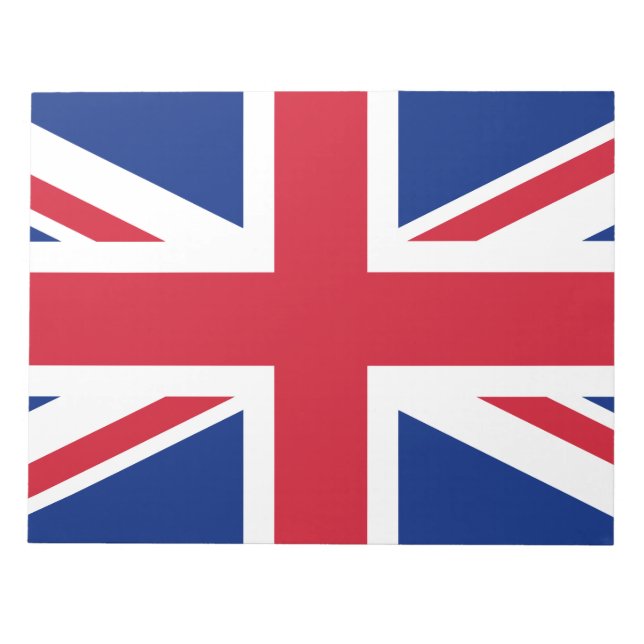 Förenade kungariket (British Flagga) (Union Jack)  Anteckningsblock (Framsida)
