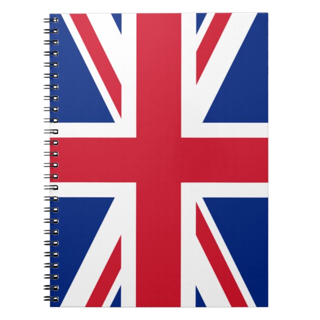 Förenade kungariket (British Flagga) (Union Jack)  Anteckningsbok (Framsidan)