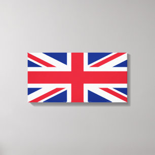 Förenade kungariket (British Flagga) (Union Jack)  Canvastryck