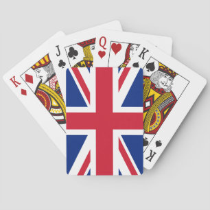 Förenade kungariket (British Flagga) (Union Jack) Casinokort