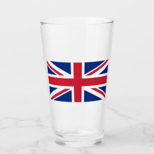 Förenade kungariket (British Flagga) (Union Jack) Glaskopp