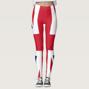 Förenade kungariket (British Flagga) (Union Jack)  Leggings