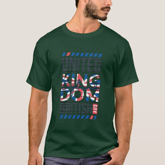 förenade kungariket brittisk stad vän t shirt (Framsida)