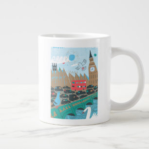Förenade kungariket City Scene Jumbo Mugg