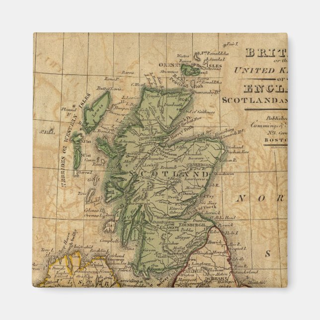 Förenade kungariket England, Skottland och Irland Magnet (Framsidan)
