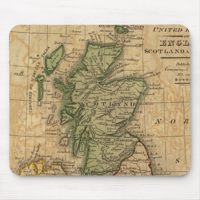 Förenade kungariket England, Skottland och Irland Musmatta (Framsidan)