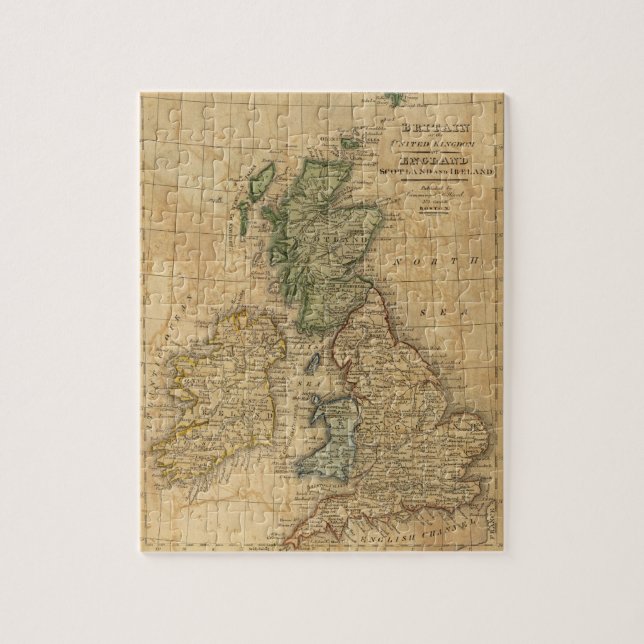 Förenade kungariket England, Skottland och Irland Pussel (Vertikal)