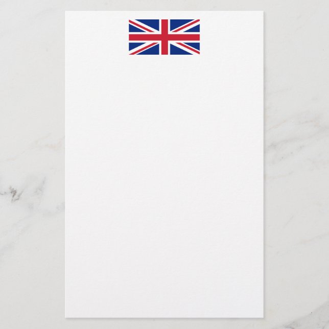 Förenade kungariket flagga brevpapper (Framsida)