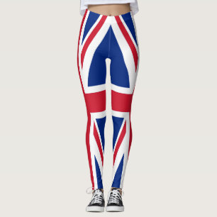Förenade kungariket flagga leggings