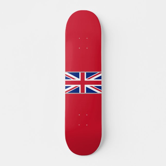 Förenade kungariket Flagga Skateboard Bräda 21,5 Cm (Framsida)
