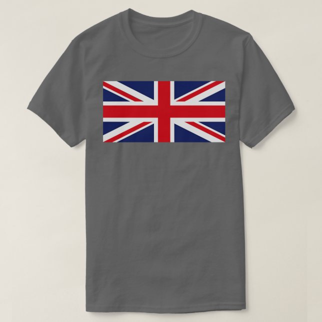 Förenade kungariket Flagga T Shirt (Design framsida)