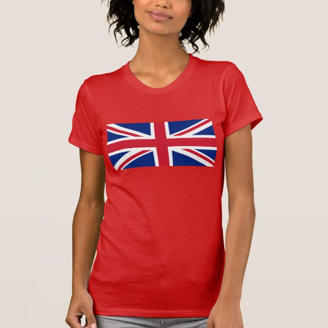 Förenade kungariket flagga t-shirt (Framsida)