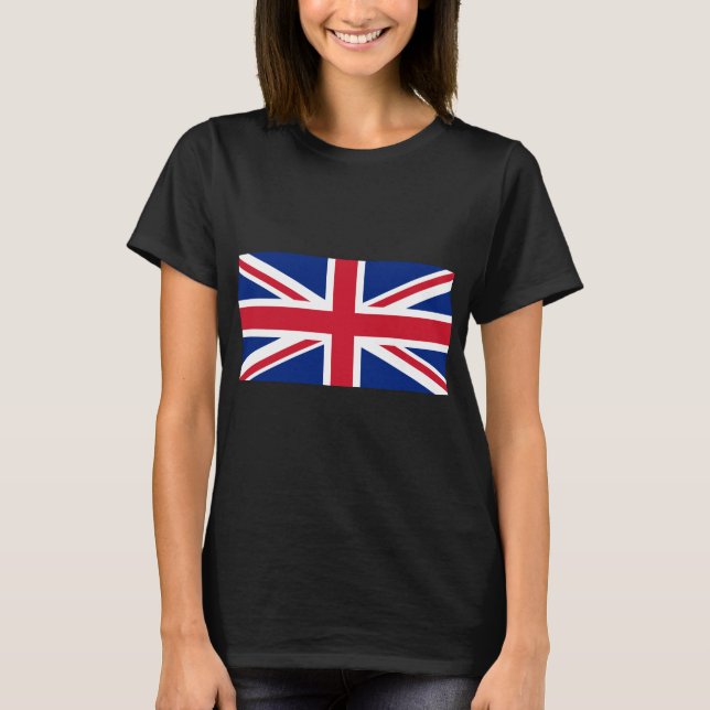 Förenade kungariket flagga t shirt (Framsida)