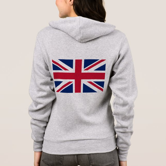 Förenade kungariket Flagga T Shirt (Baksida)