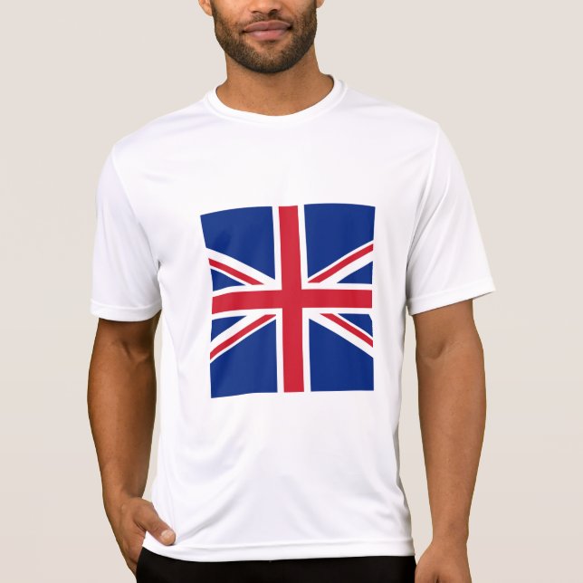Förenade kungariket flagga t shirt (Framsida)