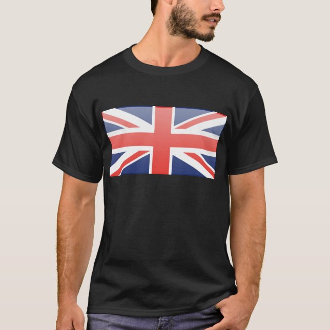 Förenade kungariket Flagga T-shirt (Framsida)