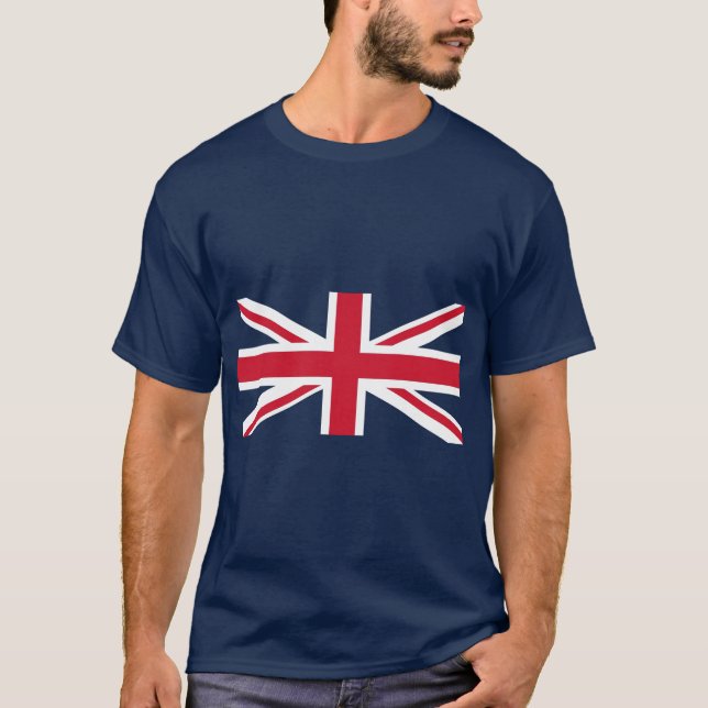 Förenade kungariket Flagga Tee (Framsida)