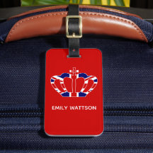 Förenade kungariket Flagga / Union Jack Krona - Re