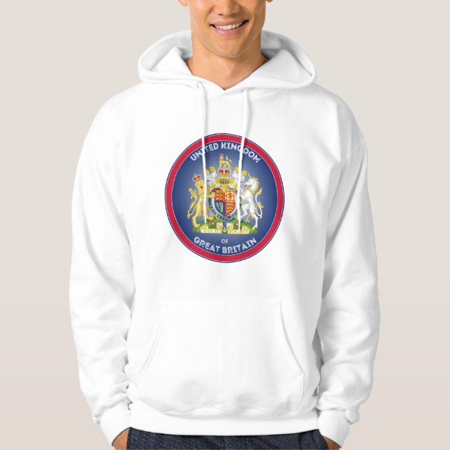 Förenade kungariket Jackar Arm Circle Shape Hoodie (Framsida)