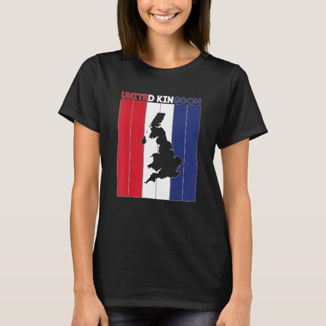 Förenade kungariket Land Gräns T Shirt (Framsida)