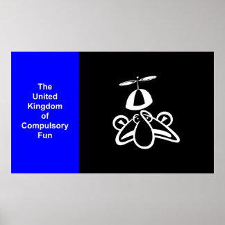 Förenade kungariket Obligatorisk Roligt Poster