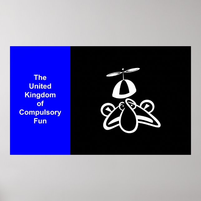 Förenade kungariket Obligatorisk Roligt Poster (Framsidan)