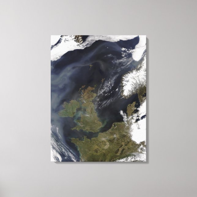 Förenade kungariket och Irland Canvastryck (Framsida)